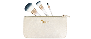 custom makeup brush set in pouch - TAIKI